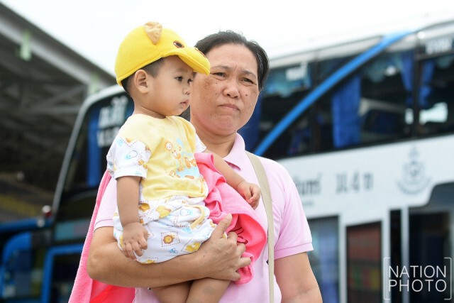 ประชาชนเดินทางกลับเข้ากรุงเทพฯ ที่หมอชิต