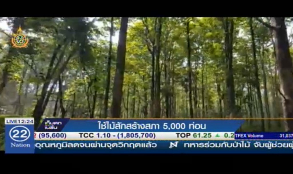 ใช้ไม้สักสร้างสภา 5,000 ท่อน