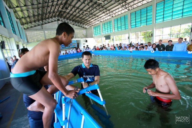 อดีตนักว่ายน้ำทีมชาติ
เปิดโครงการว่ายน้ำเพื่อน้องด้อยโอกาส
หวังลดอัตราเด็กจมน้ำ