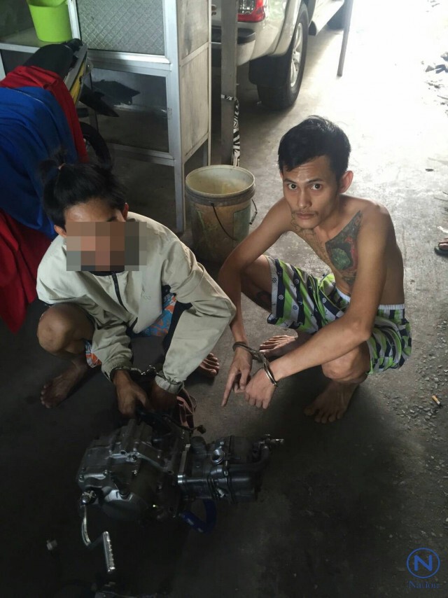 สืบโชคชัยบุกจับแก๊งลักจยย.ตามหอพัก
พบประวัติก่อเหตุเพียบ