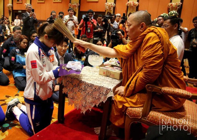 "เจ้าคุณธงชัย" ให้พรทัพยกน้ำหนัก-เทควันโด คว้าเหรียญทองโอลิมปิก