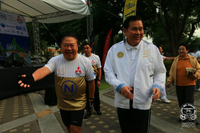 บรรยากาศ เนชั่นไบค์ปี3 "บูรพาชวนปั่น ชมสีสันเมืองบางแสน"  จ.ชลบุรี