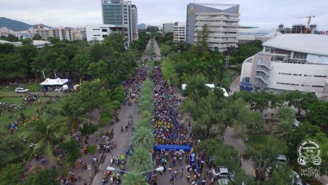 บรรยากาศ เนชั่นไบค์ปี3 "บูรพาชวนปั่น ชมสีสันเมืองบางแสน"  จ.ชลบุรี