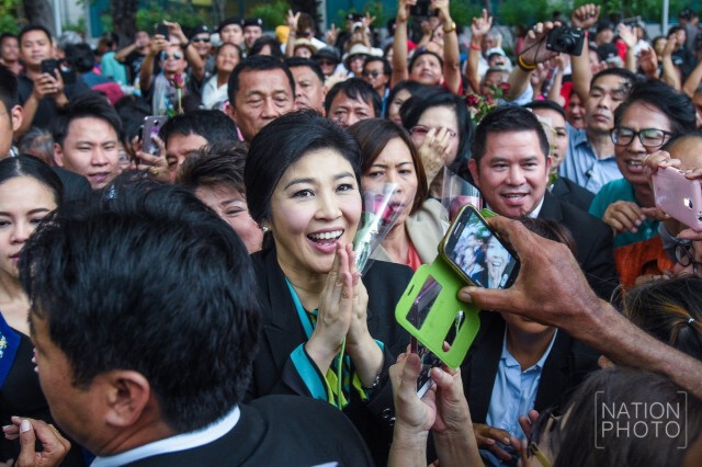 "ยิ่งลักษณ์" แถลงเปิดคดีจำนำข้าว ปัดสมยอมทุจริต