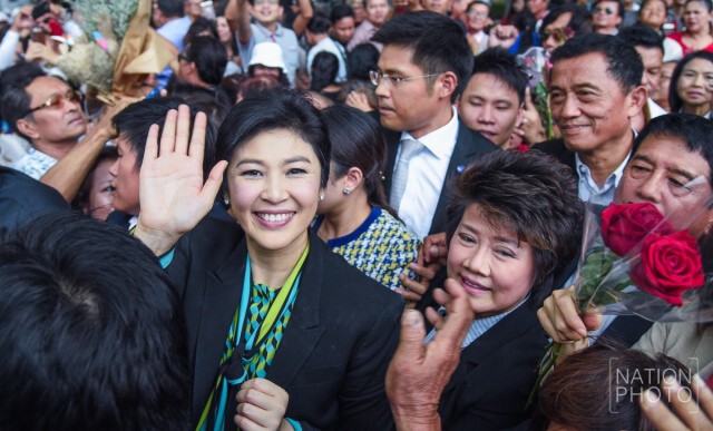 "ยิ่งลักษณ์" แถลงเปิดคดีจำนำข้าว ปัดสมยอมทุจริต