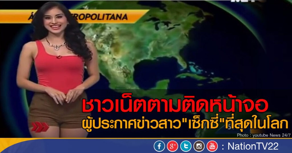 ผู้ประกาศข่าวสาวที่เซ็กซึ่ที่สุดในโลก ผู้ประกาศข่าวสาวที่เซ็กซึ่ที่สุดในโลก