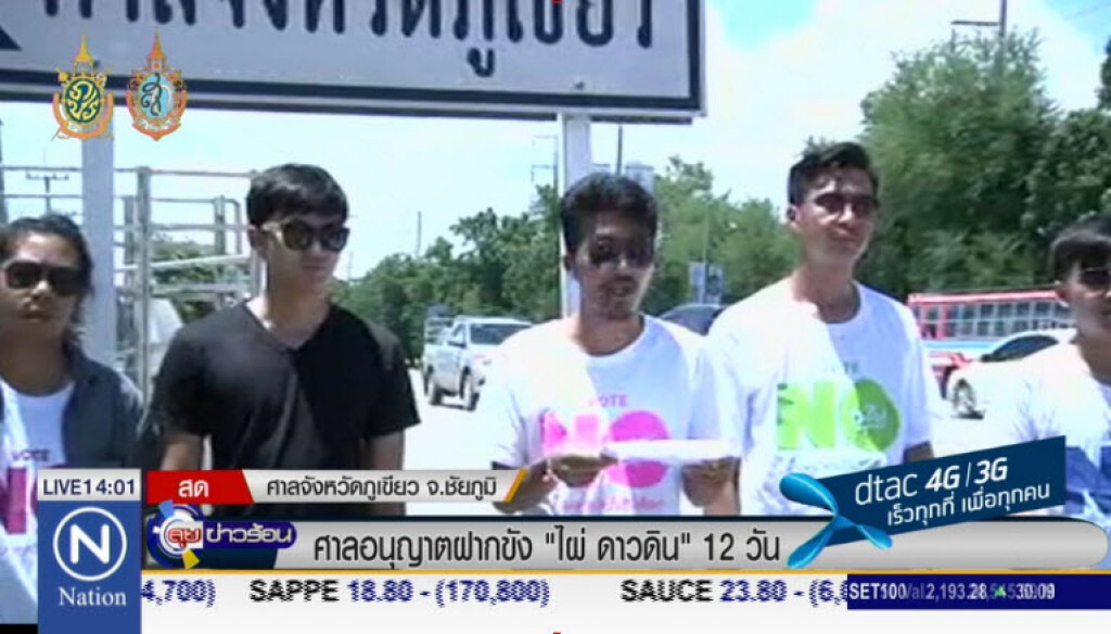 ศาลอนุญาตฝากขัง "ไผ่ ดาวดิน" 12 วัน ศาลอนุญาตฝากขัง "ไผ่ ดาวดิน" 12 วัน