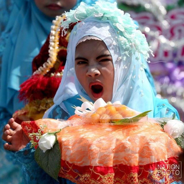 ขบวนพาเหรด นักเรียนตัวน้อย "เทศบาลเกมส์ 2016" ครั้งที่ 12 จ.ปัตตานี