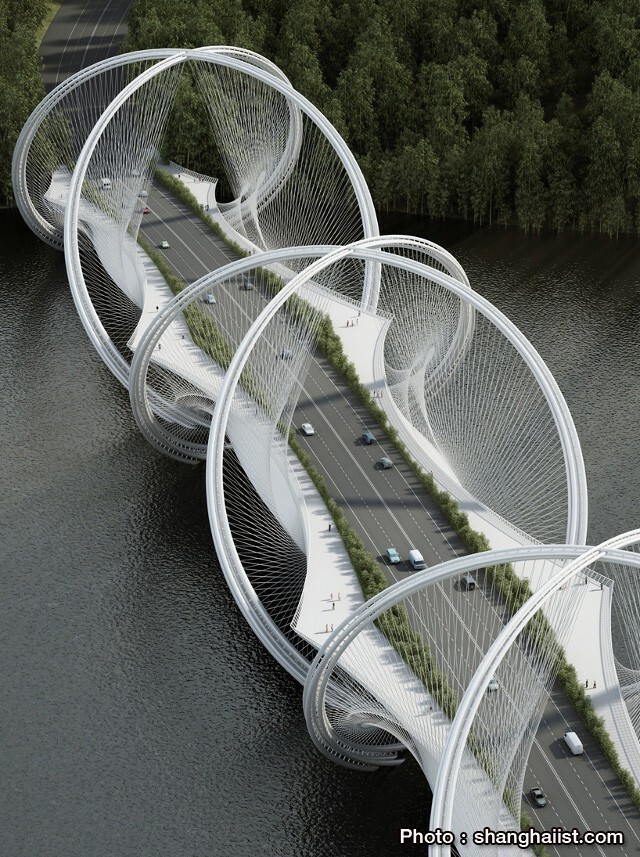 จีนอวดโฉมสะพานแขวน พร้อมรับโอลิมปิก 2022