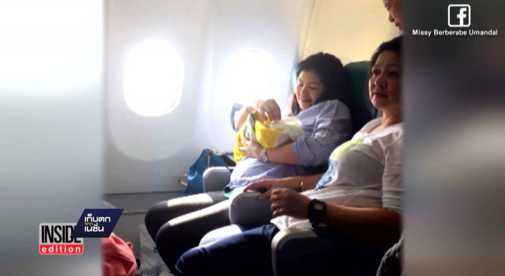 หญิงท้องแก่คลอดลูกระหว่างเที่ยวบิน หญิงท้องแก่คลอดลูกระหว่างเที่ยวบิน