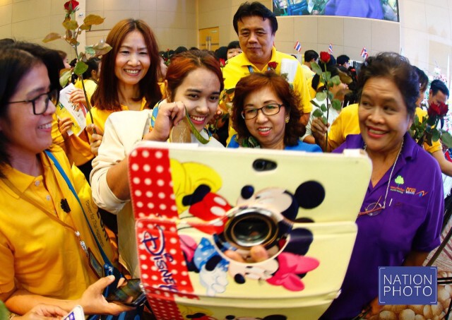 กฟผ. แห่ต้อนรับ ฮีโร่ยกน้ำหนักไทย