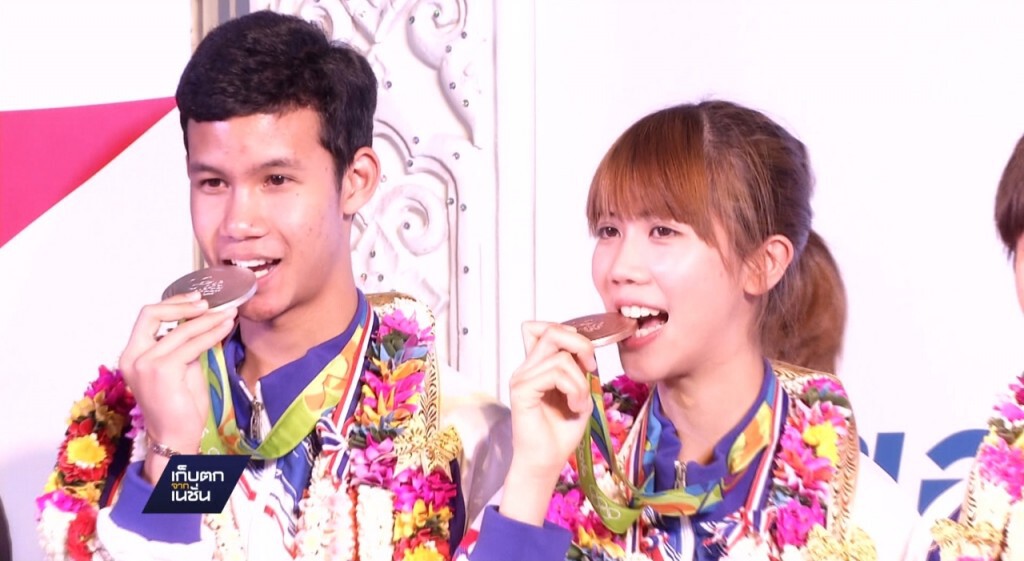 ทัพเทควันโดโอลิมปิกกลับถึงไทย