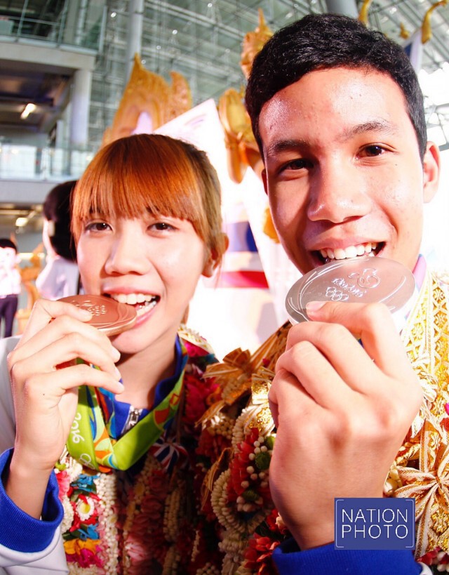 ทัพนักกีฬาเทควันโด กลับถึงไทยแล้ว