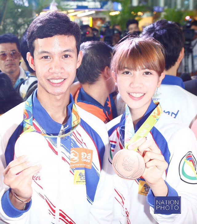ทัพนักกีฬาเทควันโด กลับถึงไทยแล้ว