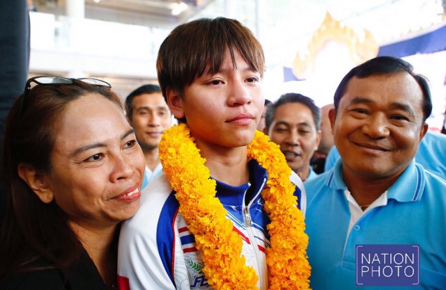 ทัพนักกีฬาเทควันโด กลับถึงไทยแล้ว