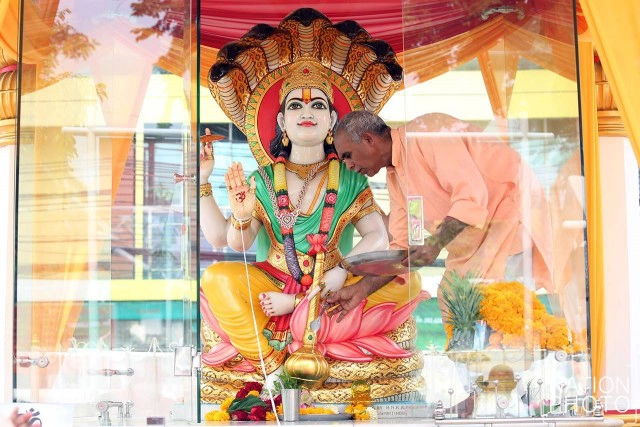 พิธีบวงสรวงองค์พระวิษณุ ณ เทวาลัยพระวิษณุ