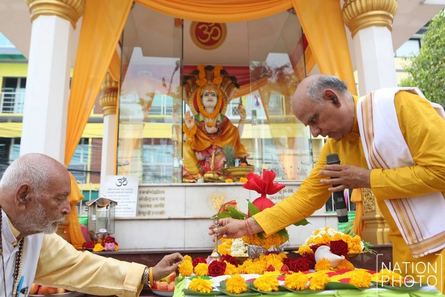 พิธีบวงสรวงองค์พระวิษณุ ณ เทวาลัยพระวิษณุ