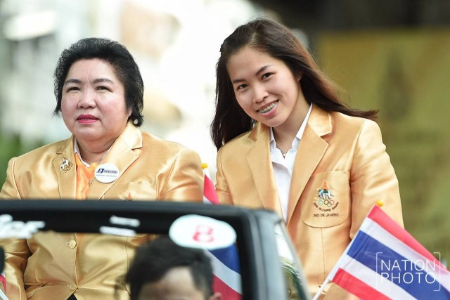 ชื่นมื่น....ขบวนแห่ทัพนักกีฬาโอลิมปิกไทย