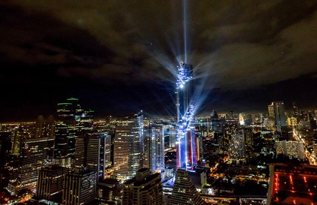 คลิปสุดตระการตา...กับตึกสูงที่สุดในประเทศไทย #ตึกมหานคร