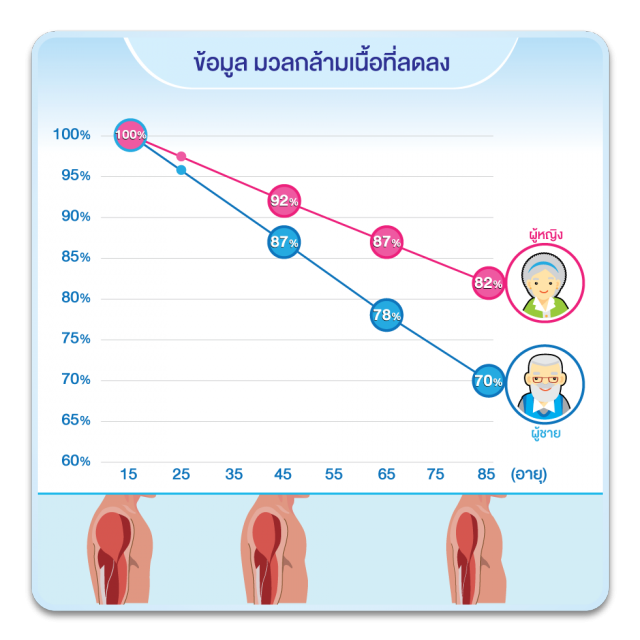 ดูแลพ่อแม่ 60+ ควรรู้! มวลกล้ามเนื้อ สำคัญกับร่างกายกว่าที่คุณคิด