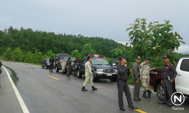 ป่าไม้ลงพื้นที่สำรวจ
พิกัดถนนตัดผ่านป่าสงวนฯแม่เรียง