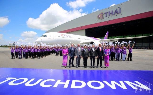 การบินไทยรับมอบ  Airbus A350 XWB ลำแรก
นามพระราชทาน "วิเชียรบุรี"