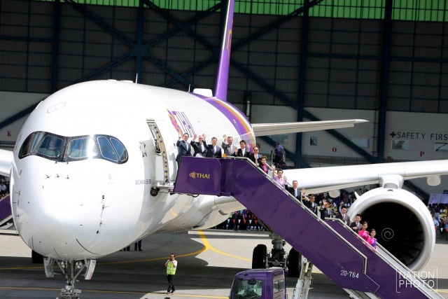 การบินไทยรับมอบ  Airbus A350 XWB ลำแรก
นามพระราชทาน "วิเชียรบุรี"