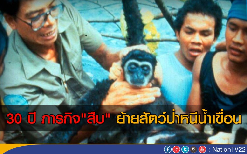 30 ปี ภารกิจ "สืบ" ย้ายสัตว์ป่าหนีน้ำเขื่อน