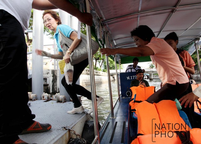 กทม.เปิดทดลองเดินเรือ "คลองผดุงกรุงเกษม"