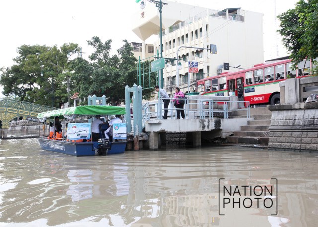 กทม.เปิดทดลองเดินเรือ "คลองผดุงกรุงเกษม"
