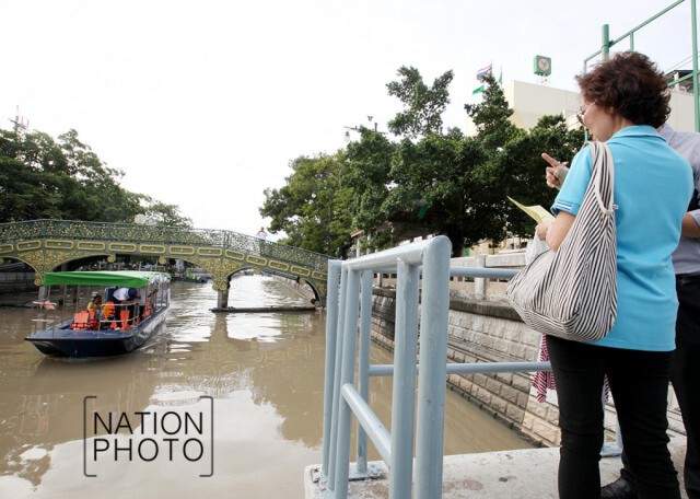 กทม.เปิดทดลองเดินเรือ "คลองผดุงกรุงเกษม"