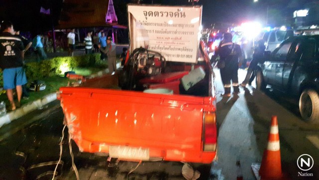หนุ่ม 22 ซิ่งยาริส "แหกด่านตรวจ" พุ่งชนดาบตำรวจดับ