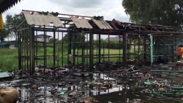 โกดังเก็บพลุอยุธยา "ระเบิด" 
คาดเกิดจากอากาศร้อน