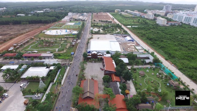 ภาพมุมสูง : เนชั่น ไบค์ ปั่น @สะเดา จ.สงขลา