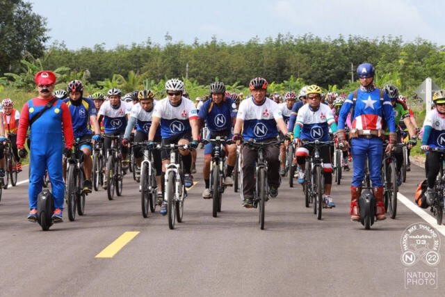 เนชั่นปั่น @สงขลา เกตเวย์อาเซียน "คึกคัก" นักปั่นไทย-มาเลย์กว่า 1,500 คนเข้าร่วม