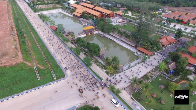 ภาพมุมสูง : เนชั่น ไบค์ ปั่น @สะเดา จ.สงขลา