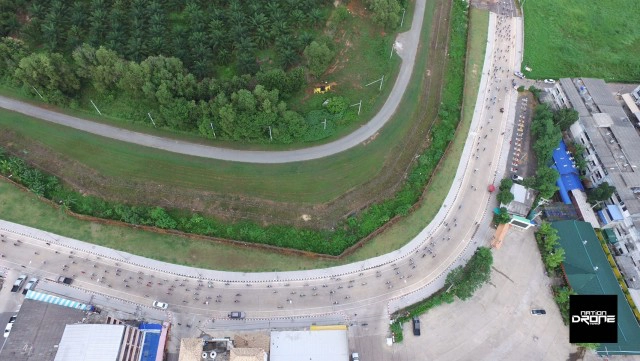 ภาพมุมสูง : เนชั่น ไบค์ ปั่น @สะเดา จ.สงขลา