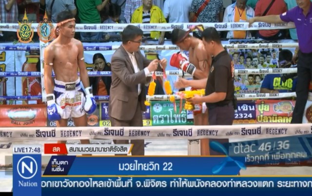 "ฤทธิเดช" ชนะคะแนน "จอมโหด" ศึกมวยไทยวิก 22