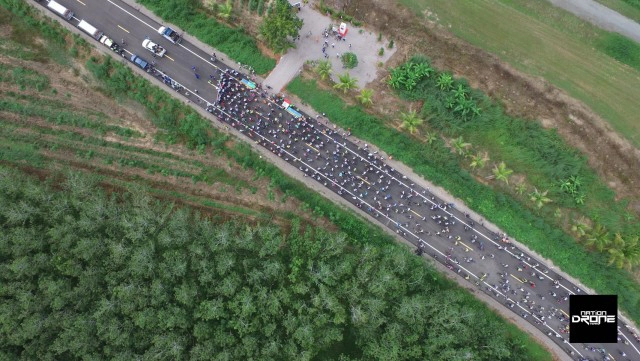 ภาพมุมสูง : เนชั่น ไบค์ ปั่น @สะเดา จ.สงขลา