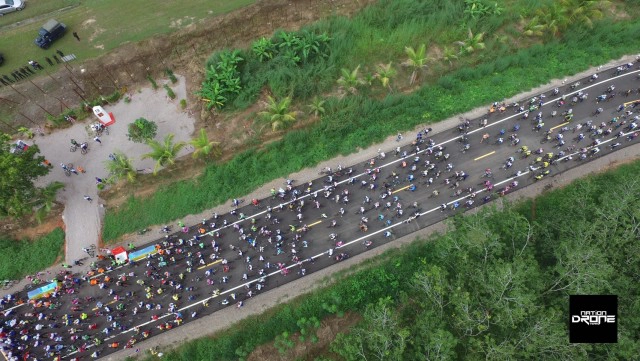 ภาพมุมสูง : เนชั่น ไบค์ ปั่น @สะเดา จ.สงขลา
