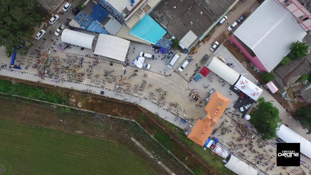 ภาพมุมสูง : เนชั่น ไบค์ ปั่น @สะเดา จ.สงขลา