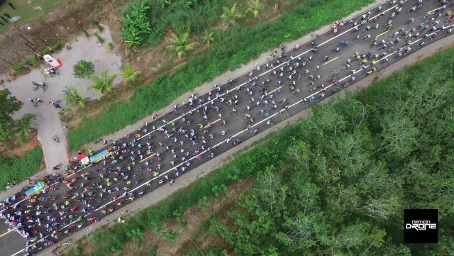 ภาพมุมสูง : เนชั่น ไบค์ ปั่น @สะเดา จ.สงขลา