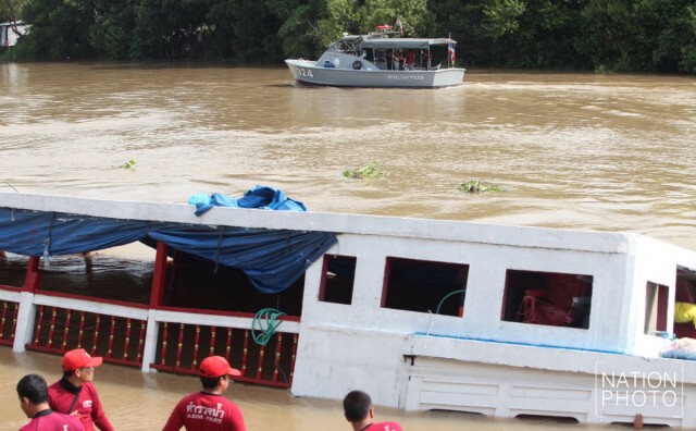 พบศพที่ 19  เหยื่อเรือร่วมงานบุญล่ม
ตีวงค้นหาถึงบางปะอิน-บางไทร