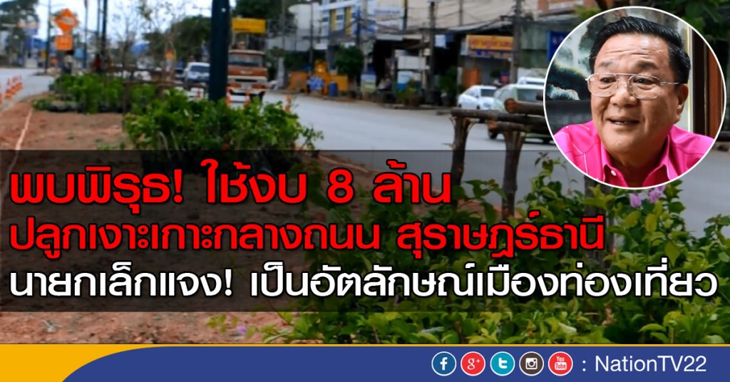 พบพิรุธใช้งบ 8 ล้านปลูกเงาะเกาะกลางถนน พบพิรุธใช้งบ 8 ล้านปลูกเงาะเกาะกลางถนน