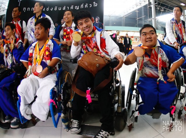 ทัพพาราลิมปิก 2016 ถึงไทย ชุดแรก