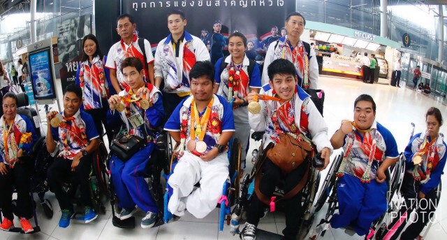 ทัพพาราลิมปิก 2016 ถึงไทย ชุดแรก