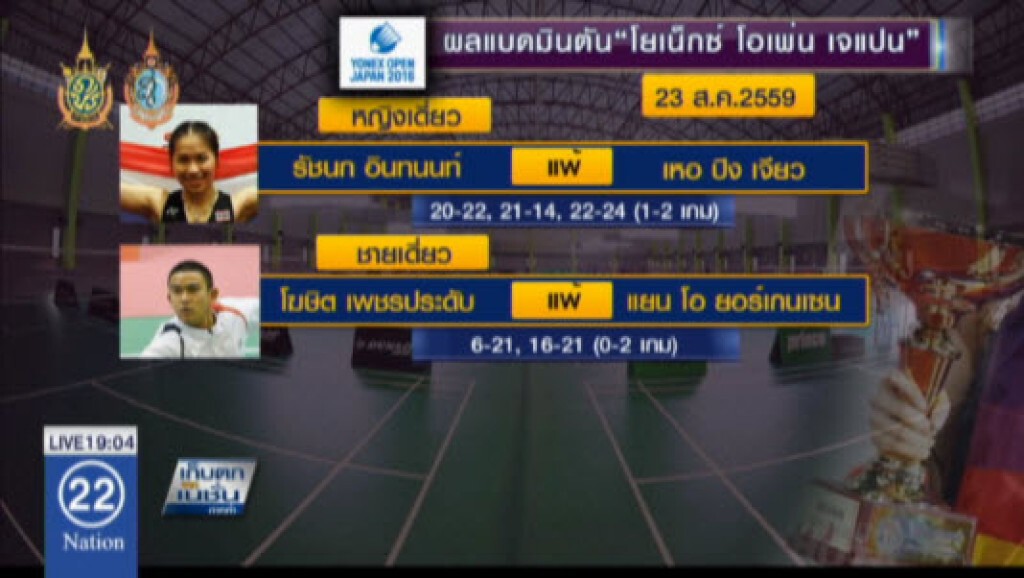 "เมย์" ตกรอบแบดเจแปน
