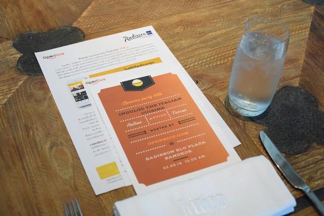 อร่อยปักหมุด : แอตติโก้ โรงแรมเรดิสันบลู พลาซ่า กรุงเทพ  OpenRice Party ก๊วนชวนกิน ครั้งที่ 48