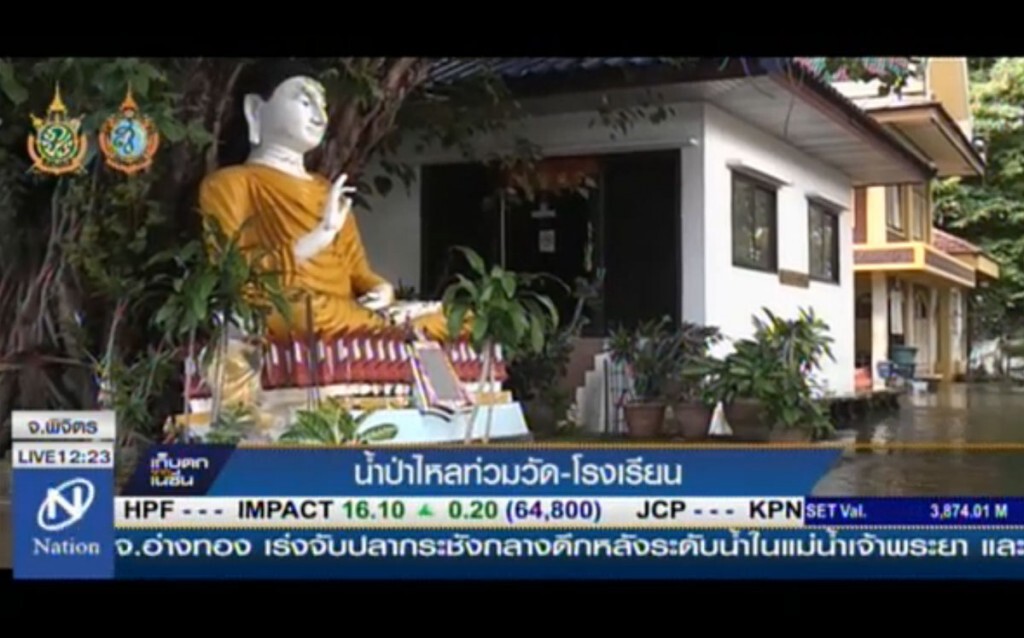 น้ำป่าไหลเข้าท่วมวัด-โรงเรียน น้ำป่าไหลเข้าท่วมวัด-โรงเรียน