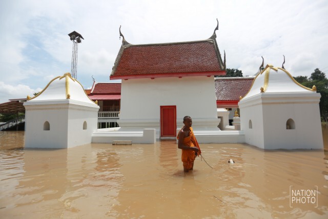 "เจ้าพระยา"ล้นตลิ่ง"อยุธยา" สถานการณ์น่าเป็นห่วง